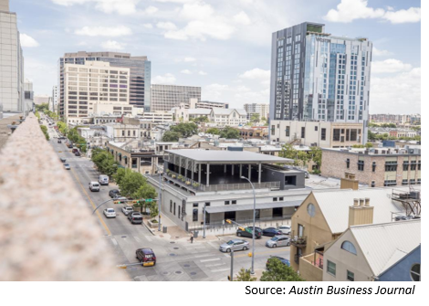 Mixed-use rendering in Austin