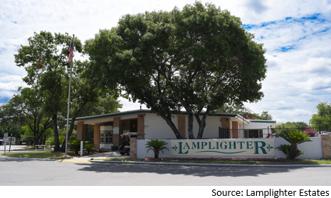 Entry to Lamplighter Estates