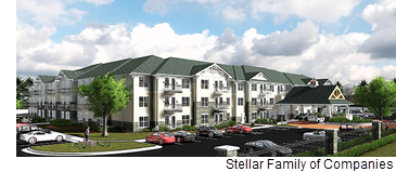 A rendering of the Marabella Apartments by the Stellar Family of Companies.