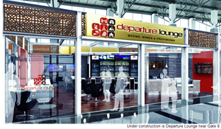 Rendering of Departure Lounge