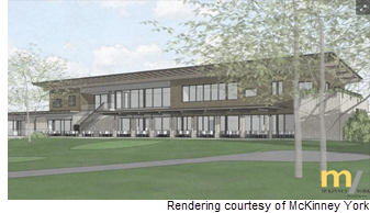 Rendering of country club