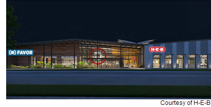 Rendering of new HEB tech facility