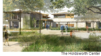 Rendering of the Holdsworth Center.