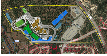 Site map of Middle School No. 3