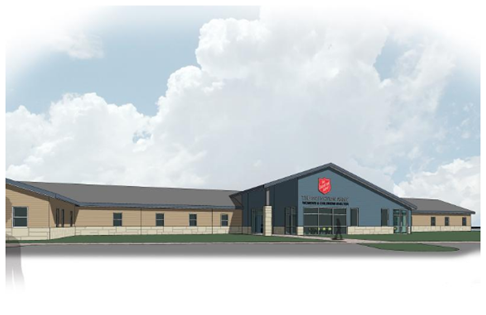 Salvation Army shelter rendering