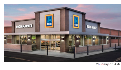 Rendering of Aldi in Pflugerville