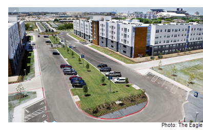 Park West top floor overlook in College Station