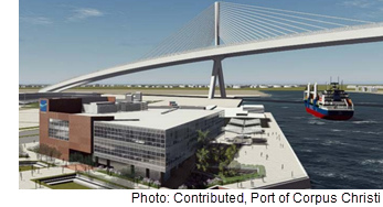 Rendering of The Port of Corpus Christi.