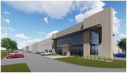 Industrial Building Rendering