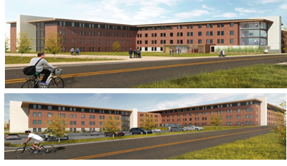 renderings of Phase 3 residence Hall