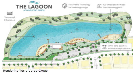 Rendering of The Lagoon at Windsong Ranch