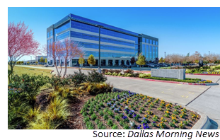 Street view of the Brookfield Executive Distribution Center industrial building