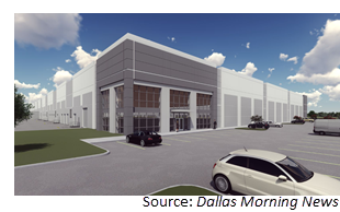 Rendering of the 100-acre business park on Altamoore Drive