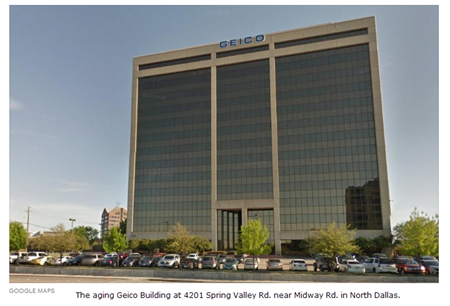 Former Geico HQ in North Dallas sold | Texas Real Estate Research Center