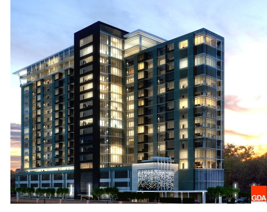 Exterior rendering of the Nove at Knox