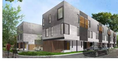Rendering of the new Townhouse development