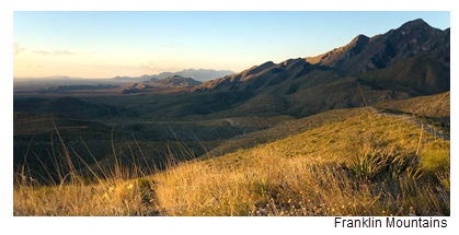 Franklin Mountains in El Paso.