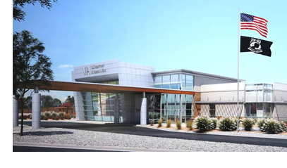 A rendering of the VA mental health facility under construction in El Paso.