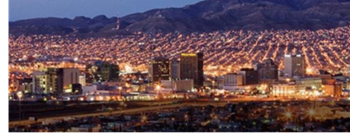 El Paso city skyline.