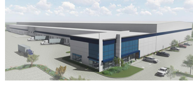 Rendering of new cold storage facility