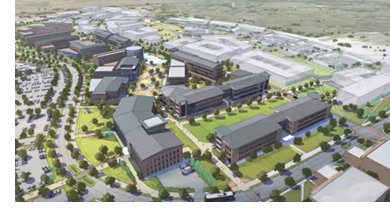Rendering of Tarleton's new Fort Worth campus