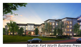 The Elm at River Park rendering