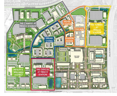 Frisco Station site plan.