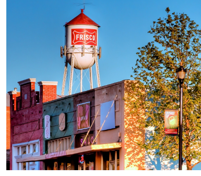 Image of Frisco city water tower