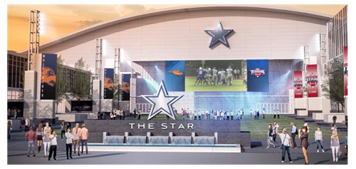 Dallas Cowboys' Star Rendering