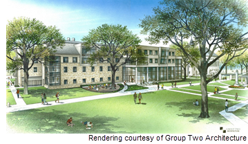 Rendering of Fondren-Jones Science Center