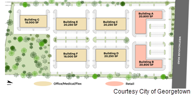 Map of future Westinghouse Business Center.