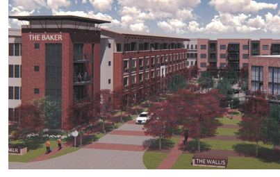 Rendering of The Baker development 