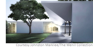 the 30,150-sf Menil Drawing Institute will open in November 2018. 