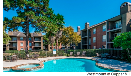 Westmount at Copper Mill is a garden-style multifamily community located at 15910 FM-529.