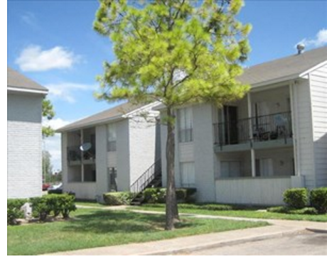 Picture of the Winding Trails apartment complex in Houston