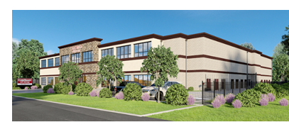 Rendering of storage facility in Pearland