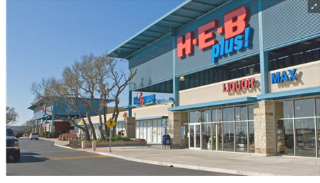 HEB store front