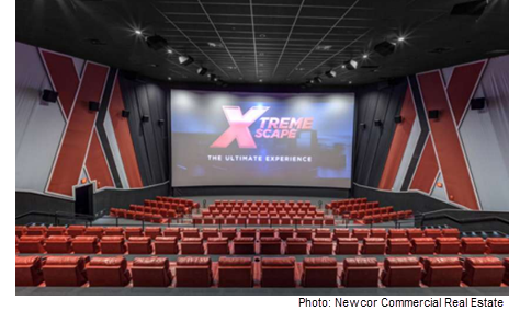 Interior of the Xscape theater system