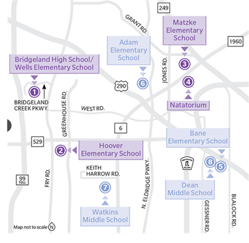 Design plans for a new education complex in Cy Fair