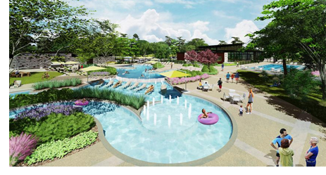 Renderings of the Woodlands Hills 