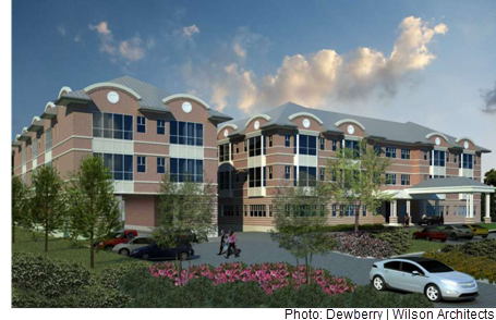 Rendering of the new Holcombe Ronald McDonald House