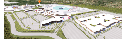 Rendering of Big River water park