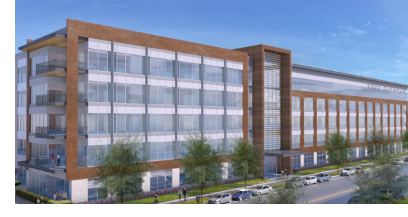 Rendering of Office building being built at 3200 