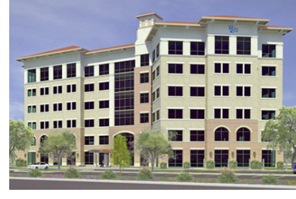 A rendering of the new Rio Bank Headquarters in McAllen, Texas.