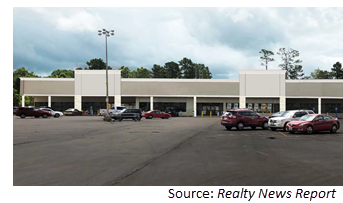 Rendering of the shopping center's redevelopment.