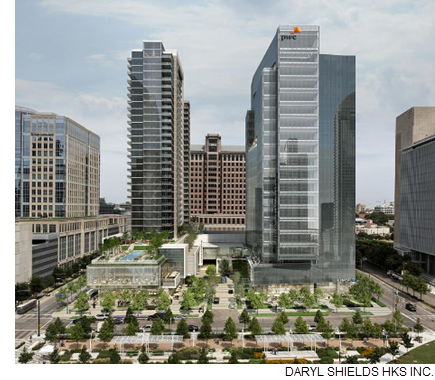 Global law firm Winston & Strawn LLP plans to move into two floors at PwC Tower upon its completion this summer.