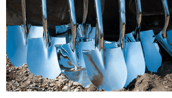 Shiny shovels