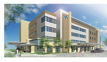 Rendering of the new Cancer center in Round Rock