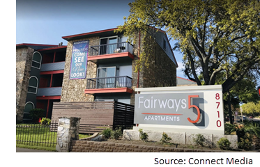 Fairways 5, one of the properties in LYND's 645-unit multifamily portfolio