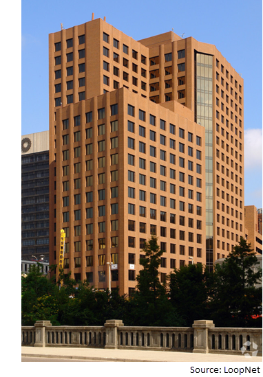 Street view of Riverside Towers at 111 Soledad St.